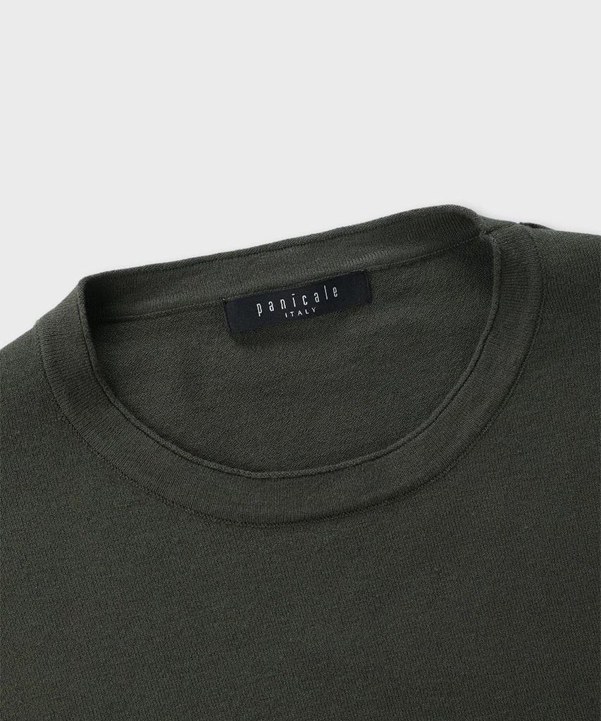 PANICALE Vintage Round Neck T-Shirt [Green]