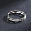 Modian Silver Rings Stackable Vintage Finger Platinum Plated Rings For Women Wedding 925 Sterling Silver Fine Jewelry