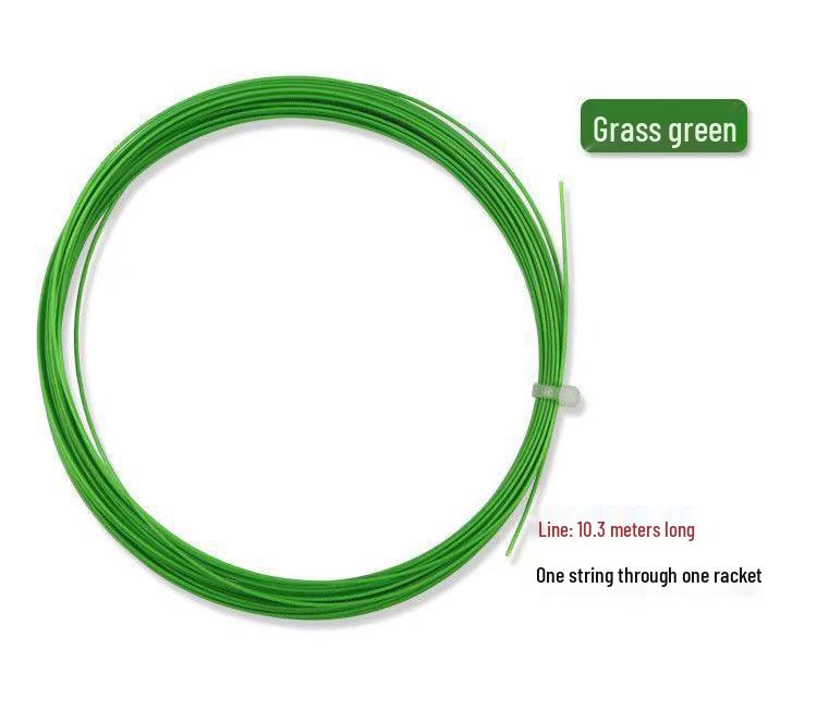 Chisheng Dido Multi-Color Durable Nylon Badminton Racket String - Shock Absorbing & Comfortable