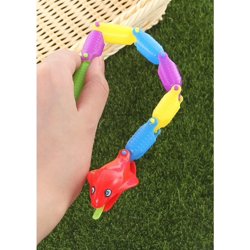 Random  5pcs Creative Snake Shape Toy Gift Mini Funny Tricky Toy
