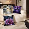 Interesting Dragonfly Pillow Case Fashion Square Pillowcase Bedroom Sofa Room Ins Decoration Leisure