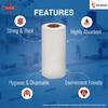 Tri-Activ Washable Reusable Kitchen Towel Roll Pack of 2 | 80 Pulls Per Roll 160 Sheets | Absorbent Non Woven White Kitchen Tissue Roll