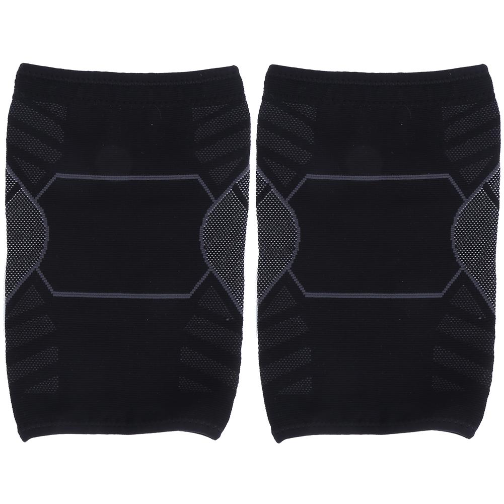 

2Pcs Bouncy Knitted Nylon Outdoor Sports Knee Pad Protection Kneepad for Men and WomenXL