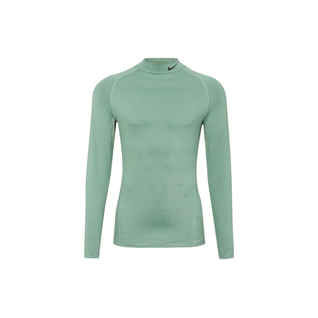 Nike Slim Fit Long Sleeve Training Shirt Men Tops Smoke-Gray Jade CU4971-357
