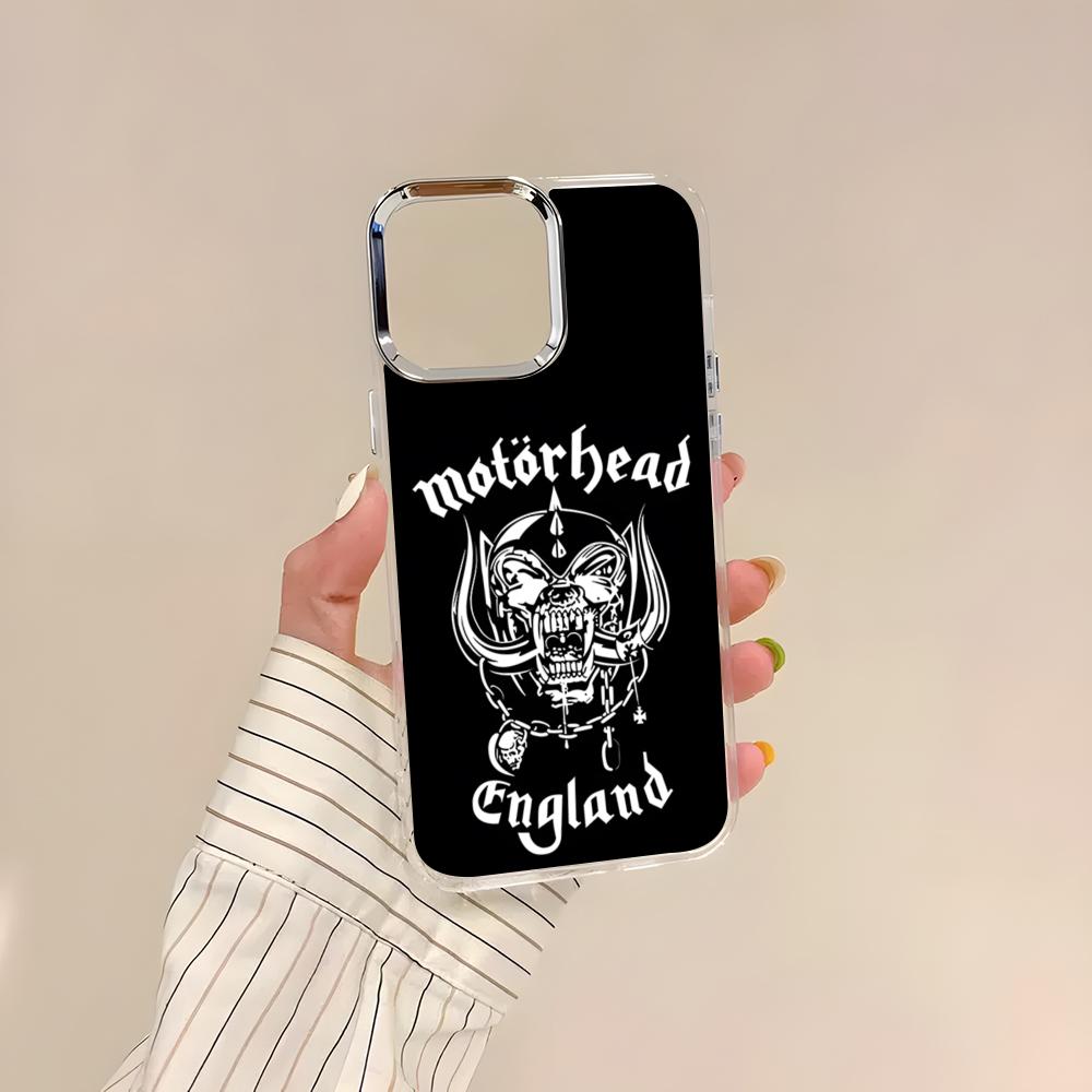 Band-M-M-Motorhead Phone Case For IPhone 17 Air 16 15 14 13 12 11 Pro Pro Max Plus Transparent Soft Cover
