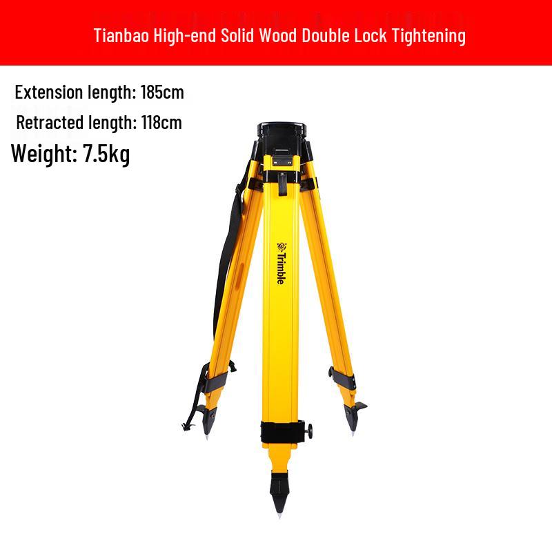 Aluminum Alloy Level Theodolite with Wooden Tripod - Drop-resistant for Engineering Surveying