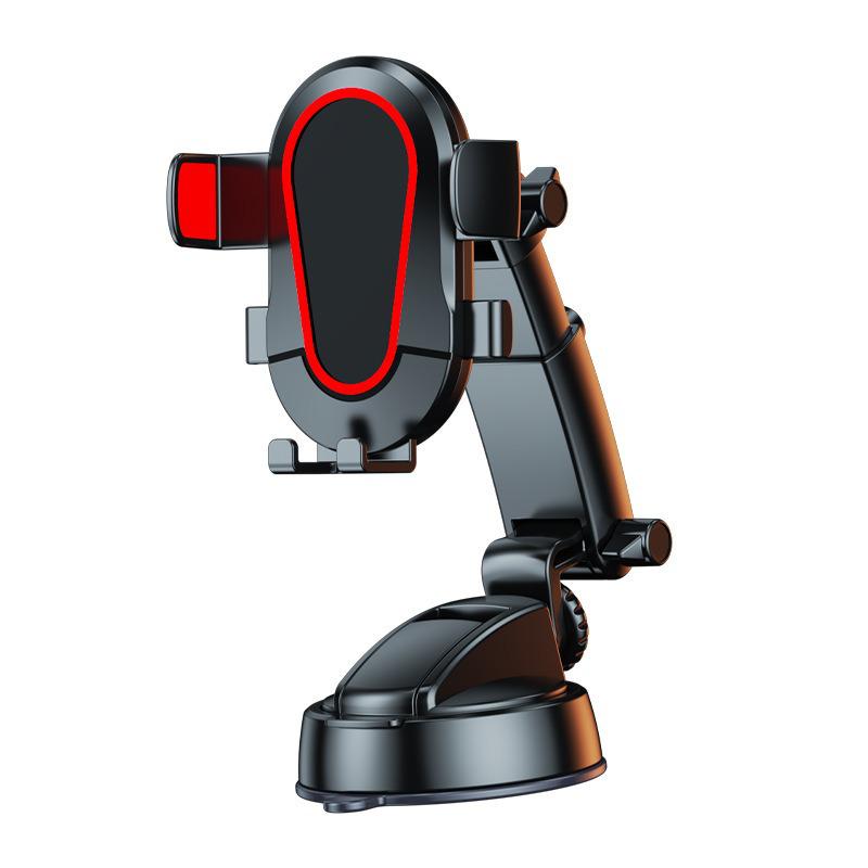 360° Rotating Car Mount with Telescopic Arm and One-Key Lock