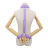 PU Leather Behind Back Hand Cuff SM Collar  Bondage Restraints Slave Training Hand Binding SM Toys For Couple Games