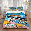 3pc Dexter's Laboratory Bedding Set Guest Room Bedroom Decor Christmas Halloween Decor Birthday and Holiday Gifts- All Seasons 3pcs Quilt 174
