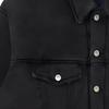 Balenciaga Denim Jacket Loose Fit Men's Black 681689TIWA21440