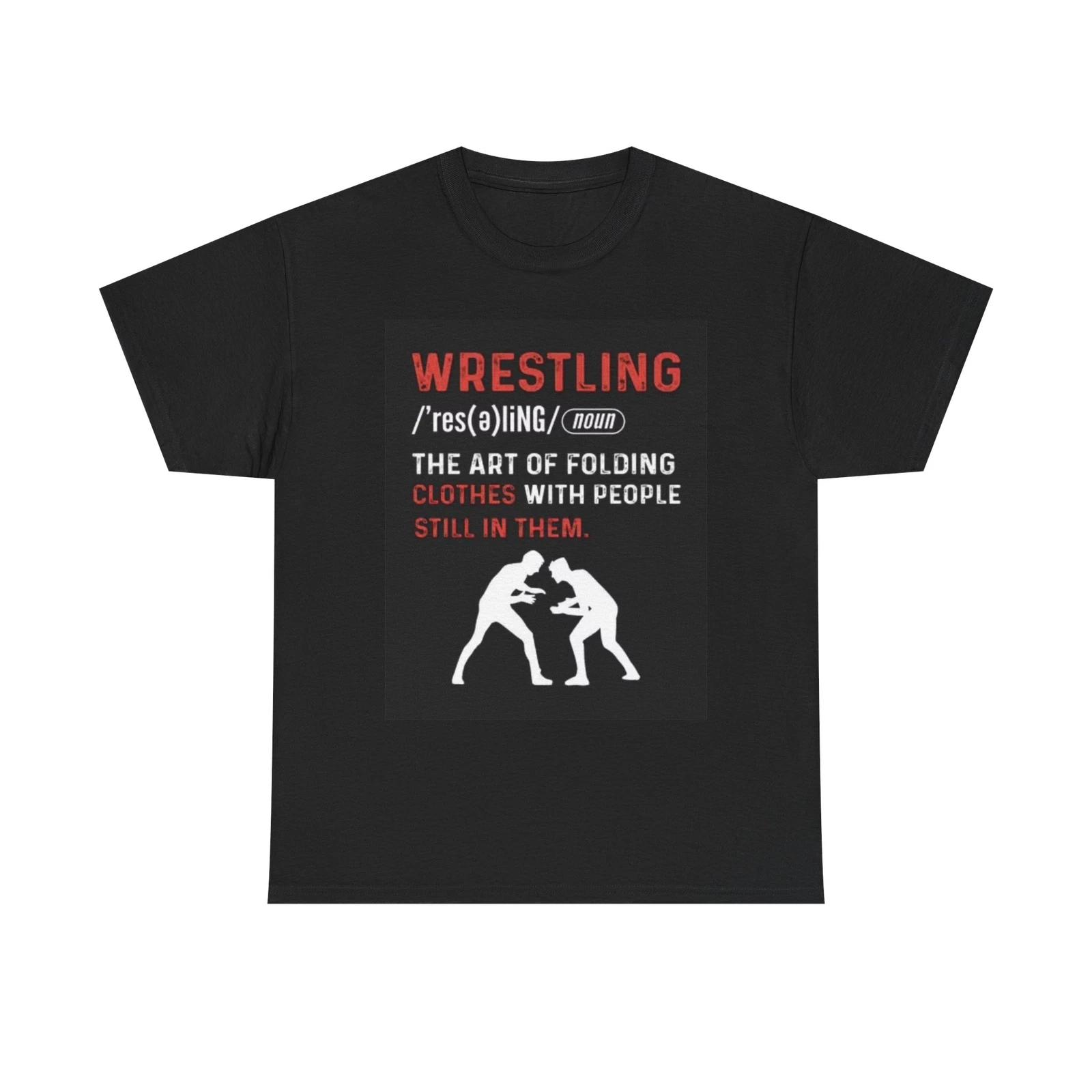 Men s and Women s T-shirts Hilarious Wrestling Graphic M