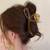Elegant Jelly Color Bow Hair Claw For Women Girls