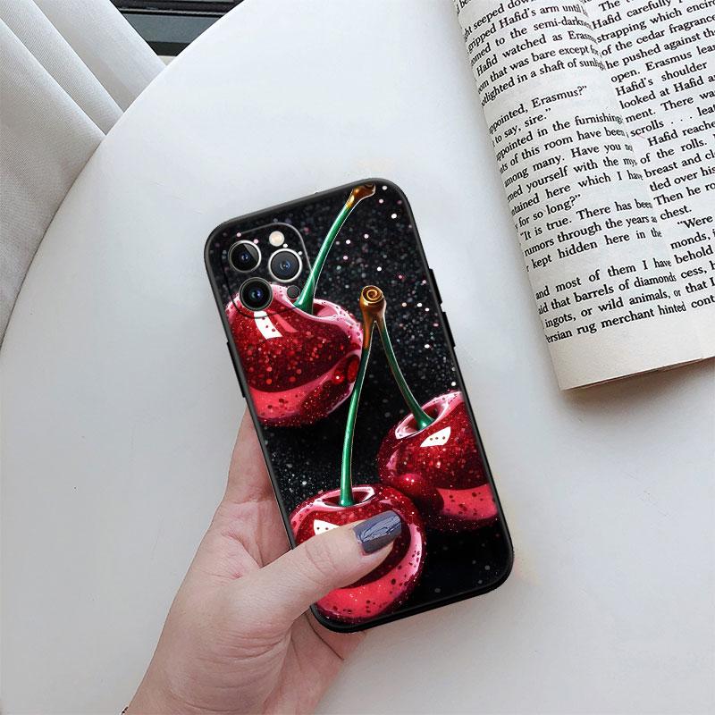 Cherry summer fruit New High-End Cover Phone Case for iPhone SE XS XR 17 16E 12 11 Pro Max Mini Air