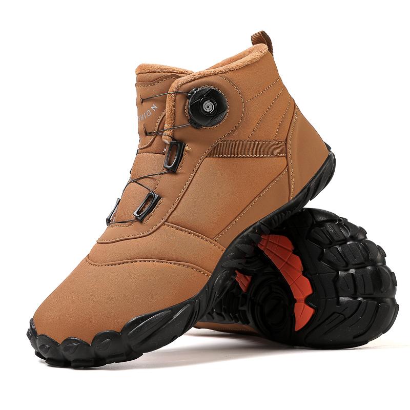 Fashion New Winter Booties Men Snow BareFoot Casual Shoes Outdoor Work Shoes Ladies Warm Fur Men Ankle Shoes Male Snow Boots Big Size 47