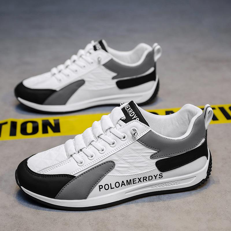 

Men s shoes 2025 autumn new trend versatile lazy one pedal light simple fashion sports casual Forrest Gump shoes 44 белый