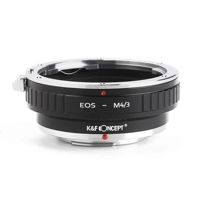 Adaptér pro uchycení objektivu Concept, bajonet EF, bajonet Micro Four Thirds, K&F KF-EFM43-2 (Konverze na Canon)