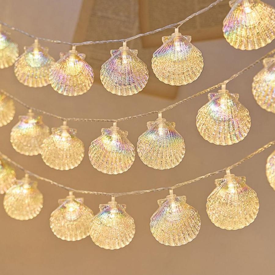 

Ракушка морская звезда раскрашенная светодиодная гирлянда, Новый год, Рождество, вечеринка по случаю дня рождения, палатка для ночного рынка, палатка, кемпинговое украшение, атмосферный свет shell-1.5M10LED