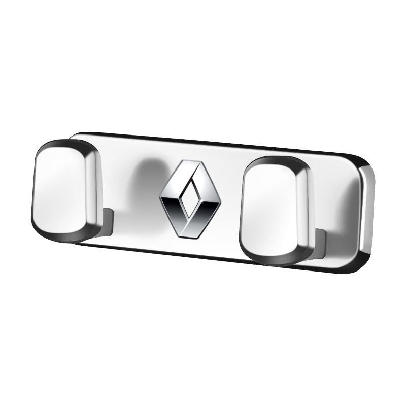 Innenaufkleber 1 Stück Auto Metall Aufbewahrungshaken Organizer Innen für Renault Clio Megane Kadjar Fluence Scenic Captur QM6 ZOE Ko