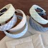 Cloth Plaid Sweet Headband Women's Korean Fashion Fresh Hair Band Outdoor Hair Accessories