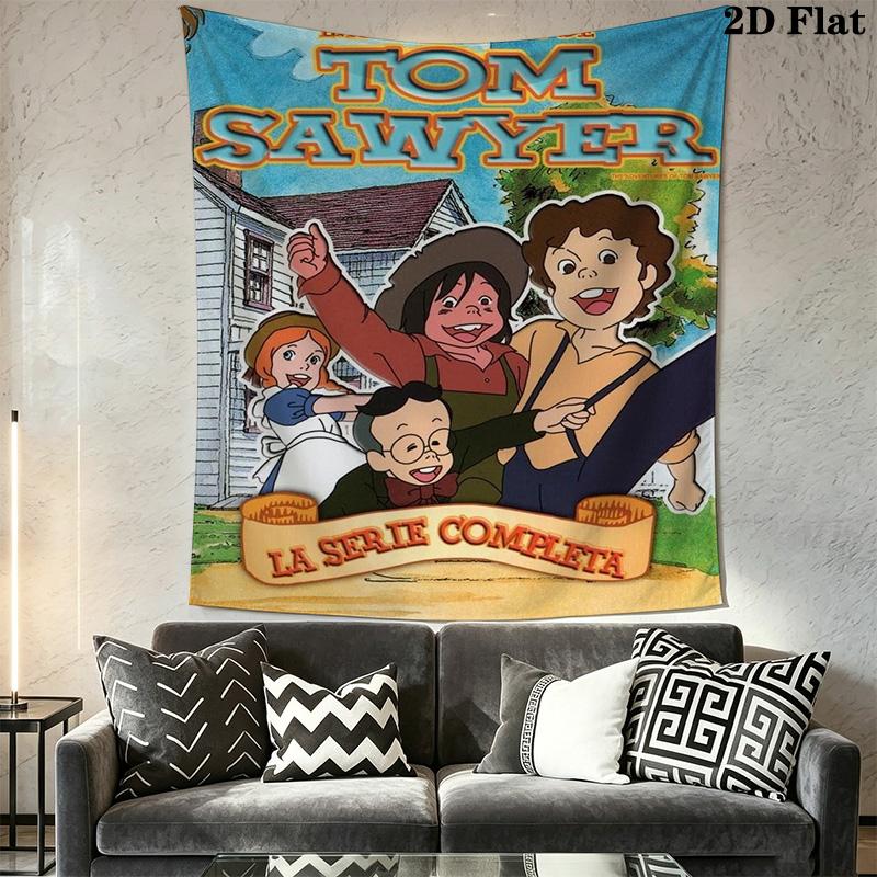 The Adventures of Tom Sawyer Pattern Home Decor Tapestry, Wall Hanging, Decorative RV Wall Cloth.DGT0925463