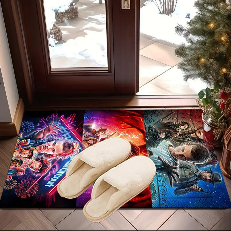 Stranger Sci-fi Adventure Carpet, Chair Rug,Rug for Office Bedroom living rooms, Doormat decor Fan Gift Christmas Gift