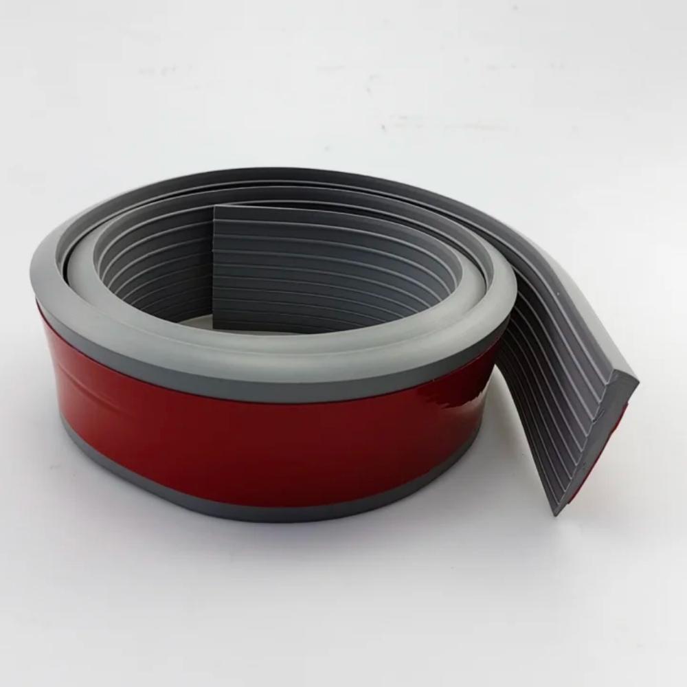 

1roll 1mX5cm Threshold Ramp Pad PVC Wear-resistant Ramp Self-adhesive Striped Staircase Anti Slip Tape 1mX5cm серый