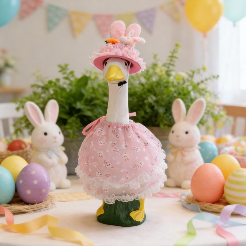 Lovely Rabbit Clothing For Pet Geese With Double Layer Construction And Stretchy Cloth Great For Special instances