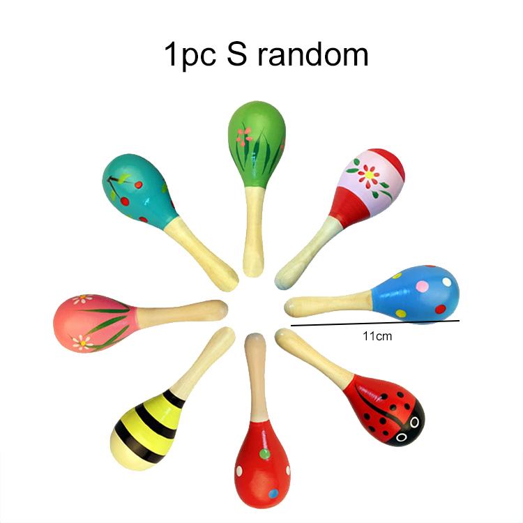 

1/2pcs Colorful Wooden Maracas School Music Teaching Tools Student Classroom Rewards Party Favors Festival Birthday Gift TMZ