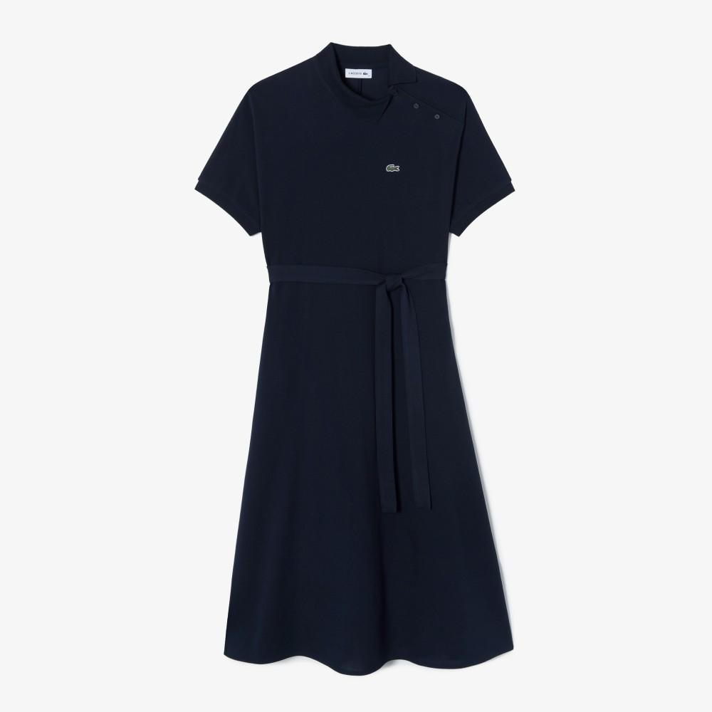 [lacoste] Women's Oblique Placket Polo Dress EF508E-56G166
