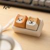 Stress Reducing Keyboard Cartoon Dog Fidget Toy, 1/2/3/4/9-Key Push Button Clicky Toy Relief Mini for Backpack Handbag Purse Charm