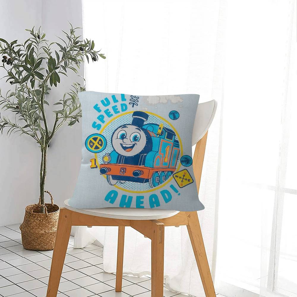 Cartoon Thomas The Train Square pillow cover sofa cushion cover home room decoration children gift