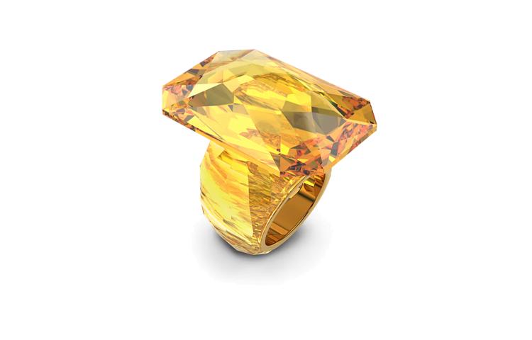 Swarovski Lucent Ringe Damen Gelb 5600224 Yellow|58