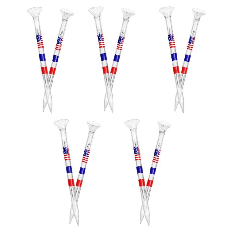 

10/50lots Large Castles Tees Plastic Golf Castles Tees Adjustable Golf Tees for Practice and Competitive Play