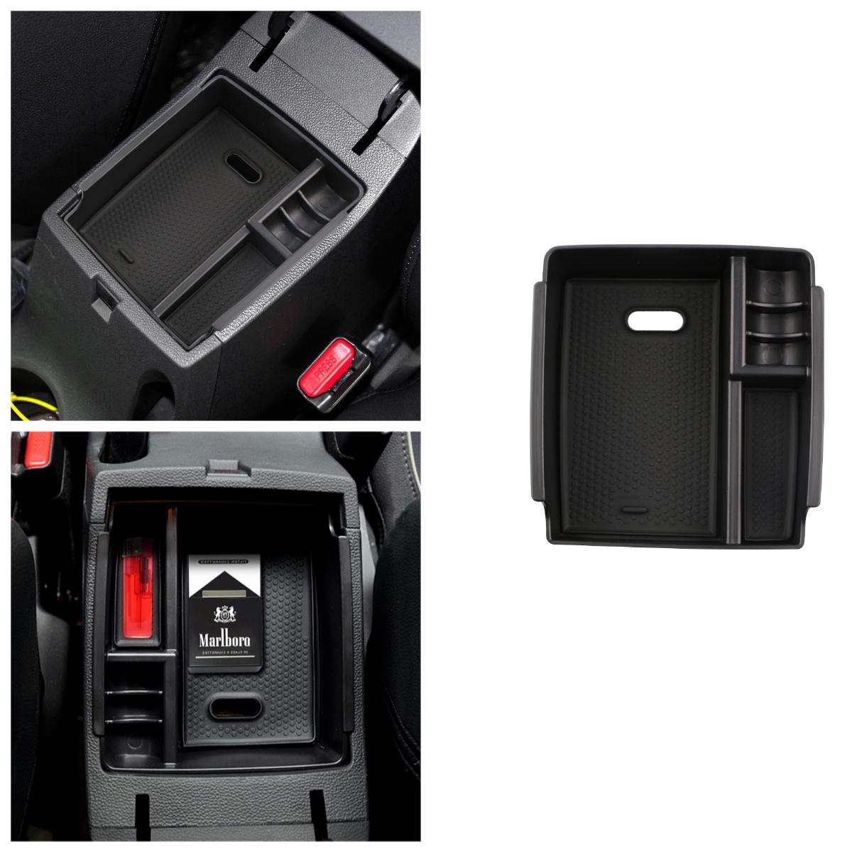 

Органайзер-лоток в подлокотник автомобиля Контейнер для хранения Коробка для Hyundai iX25 Creta 2015 2016 2017 2018 2019 Аксессуары чёрный