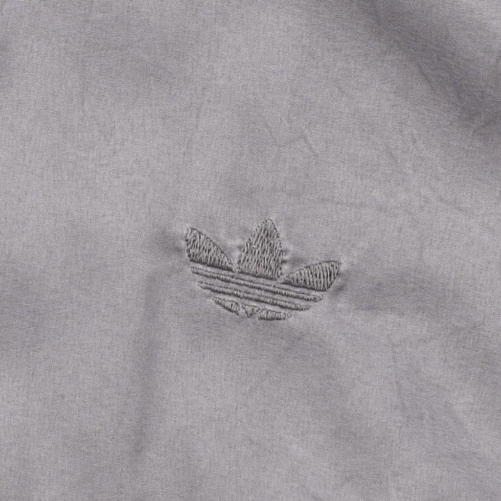 adidas Originals Trefoil G Wash Track Jacket With Logo And Half-Zip Large Pocket Unisex Jacket Gray GL9902