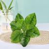 Artificial Plant Realistic Vivid Not Wither Non-fading Easy Care Wall Decoration DIY Turtle Back Leaf Fake Green Plant Potted Ornaments for Living