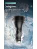 Metal Dual USB+Type-C Car Charger with Fast Charging for Huawei & Apple