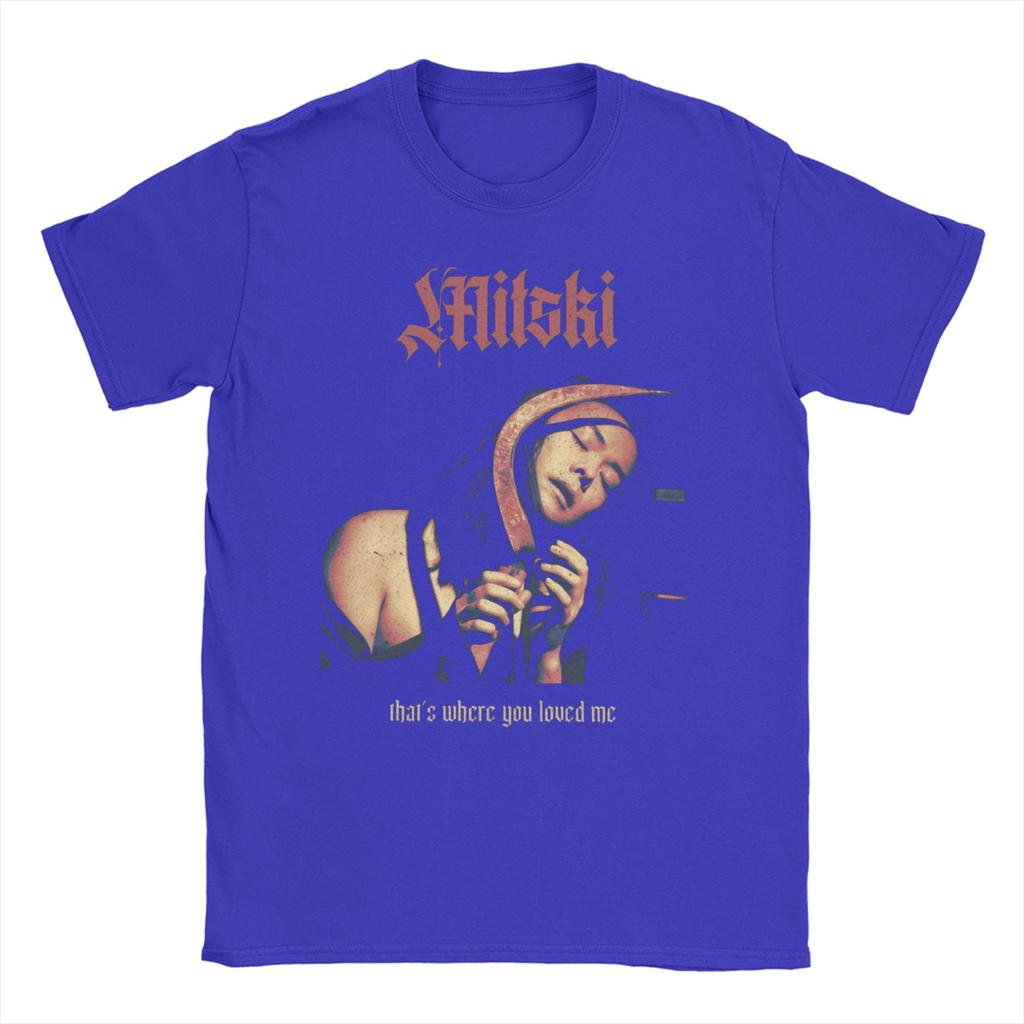 Mitski     T Shirt Summer This is my girl 90s Novelty T Shirts Mens Cotton O-Neck Oversized Clothing Short-Sleeve Vintage Tshirt