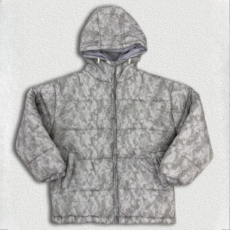 European and American winter retro hip-hop high street letter embroidery long sleeved warm cotton jacket