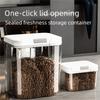 Large Capacity Pet Food Storage Container Transparent Food Storage Bucket  Grain Storage