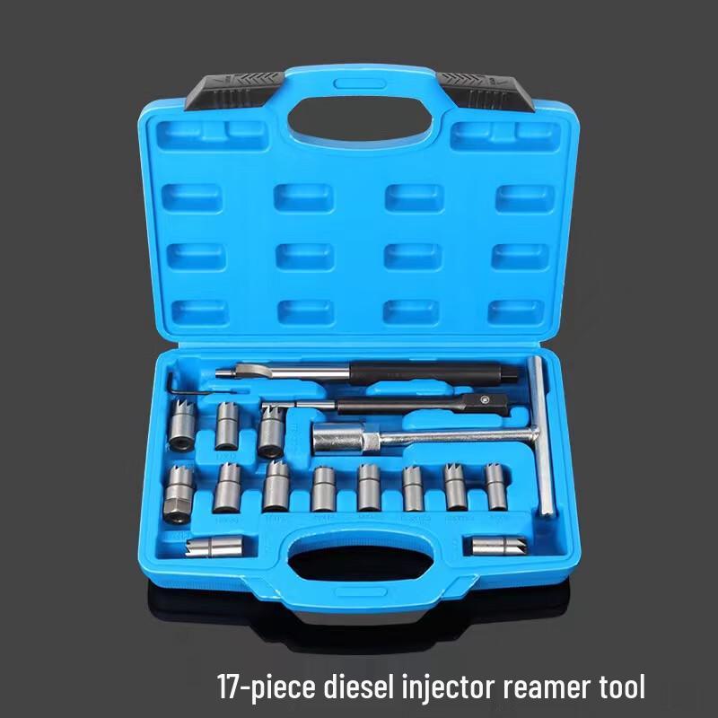 Beiyou Diesel Injector Seat Reamer Cleaning and Repair Kit CN plug (adapter included)