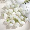 1pc Silk Artificial Flowers Table Wreath Realistic Rose Flower Head Diy Craft Soft Home Decoration Photography Props