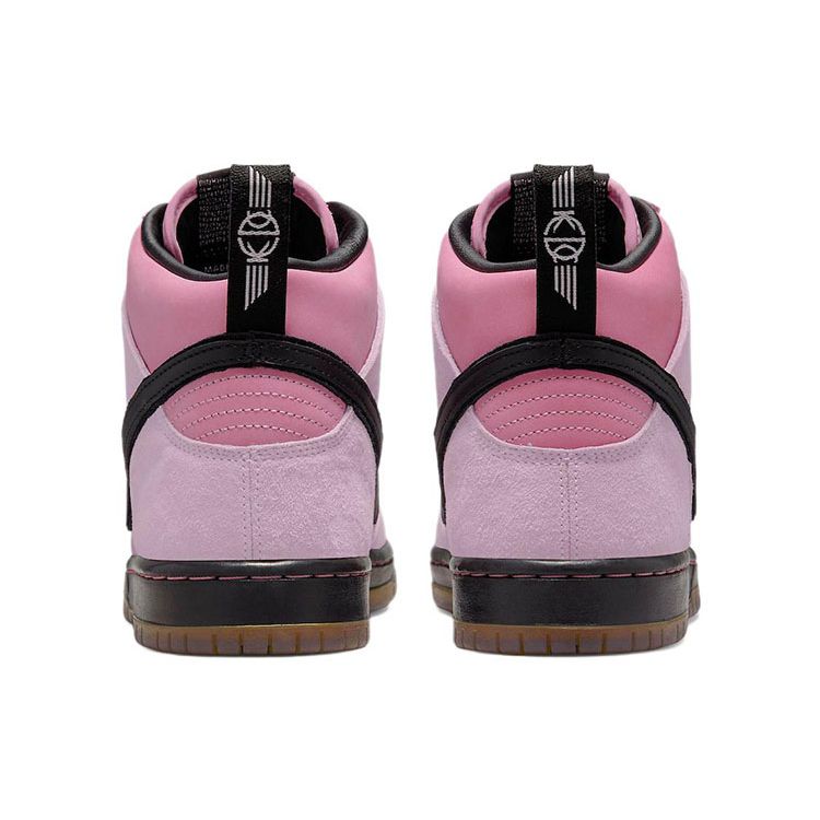 KCDC x Nike Dunk High SB 20th Anniversary Unisex Sneakers Pink Elemental-Pink Black DH7742-600