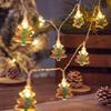 Christmas Decoration Lights – Santa Claus, Snowman, Reindeer, "Merry Christmas", New Year Decorative Supplies, 10-LED
