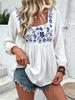European and American women's clothing lace square collar short sleeve European and American 1116 new embroidered shirt spring and summer cool and