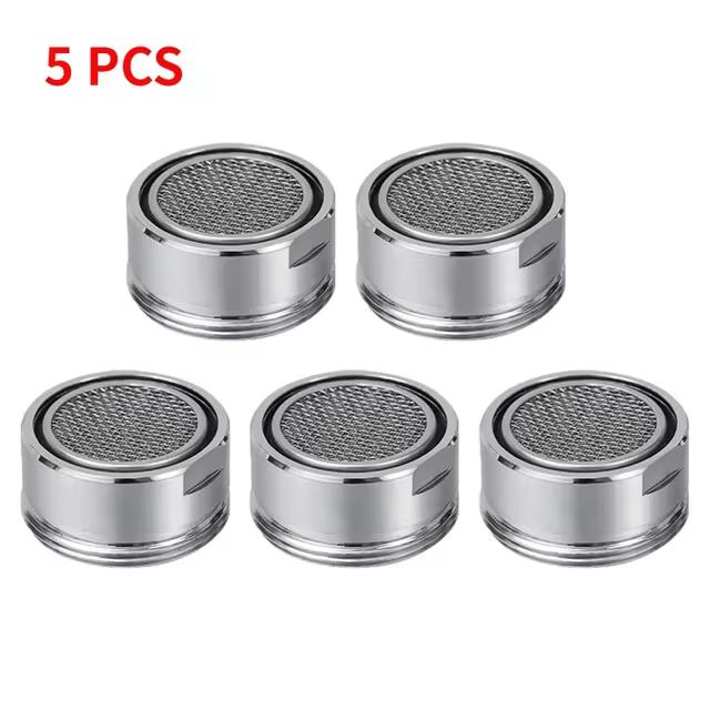 24mm Thread Bathroom Kitchen Sink Faucet Aerator Faucet Aerator Replaceable Filter Mixing Nozzle Splash Proof Filter Screen