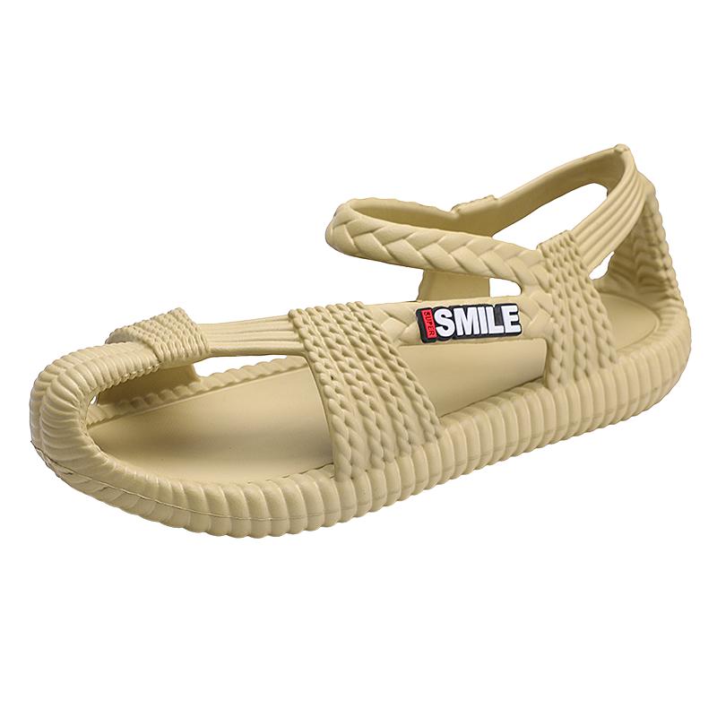 Fashion Fashionable men's casual flat sandals plus size light and comfortable non-slip outdoor beach slippers walking men's shoes
