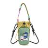 Nylon Cute Cat Shoulder Bag With Striped Design For Daily Casual Use