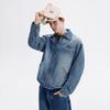 NVG·YOUNG Herren Washed Denim Jacke