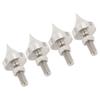 HiFi Speaker Spike Shockproof Stainless Steel Speaker Isolation Feet Spikes for Amplifier CD DVD Player 4pcs M6